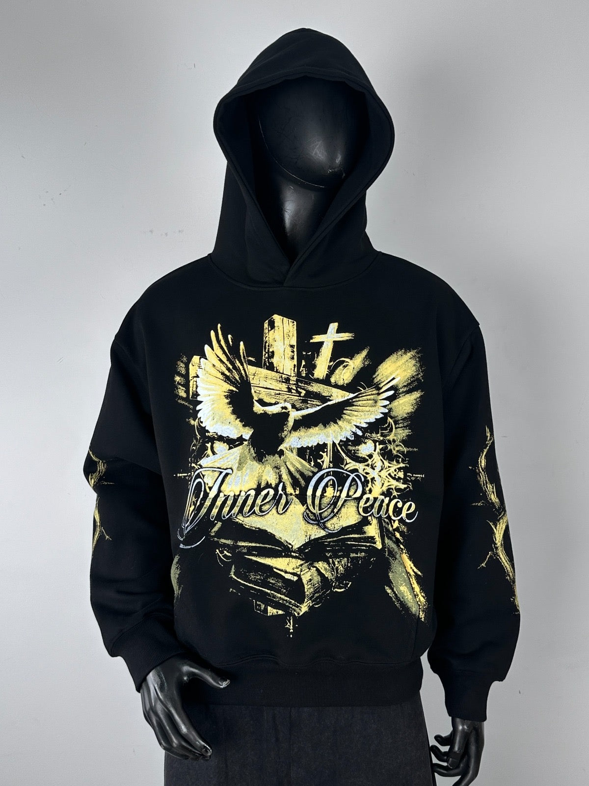 Inner Peace ‘IP Over Everything’ Pullover Hoodie (Black)