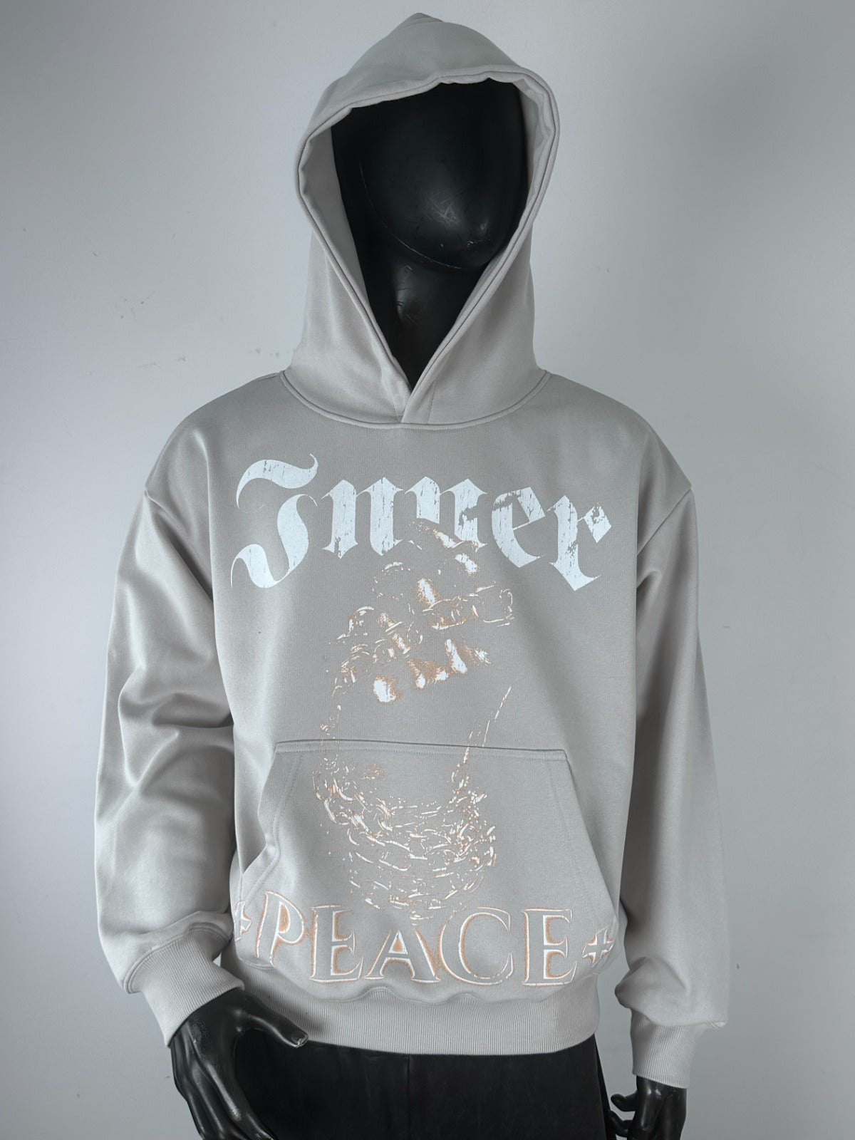 Inner Peace ‘Soul’ Pullover Hoodie (Cement)