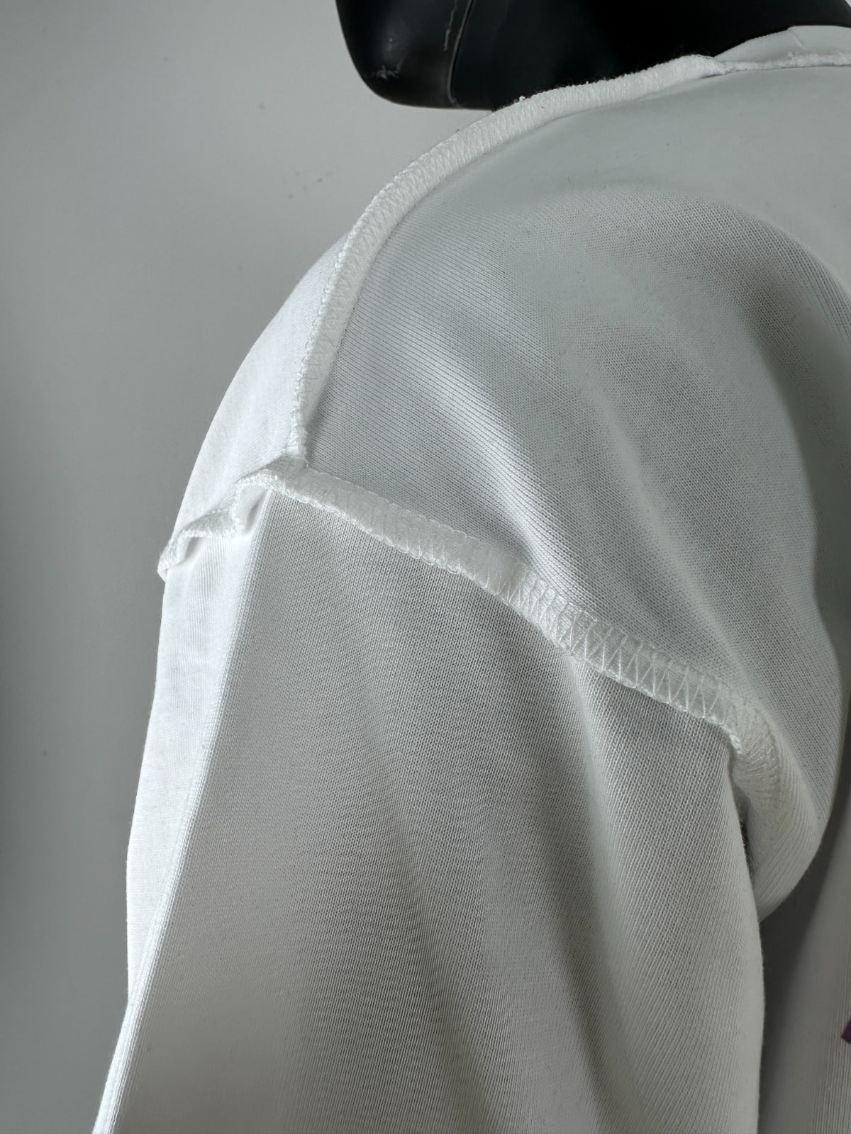 Inner Peace ‘Wings Of Power’ Oversized Cropped T-Shirt (White)