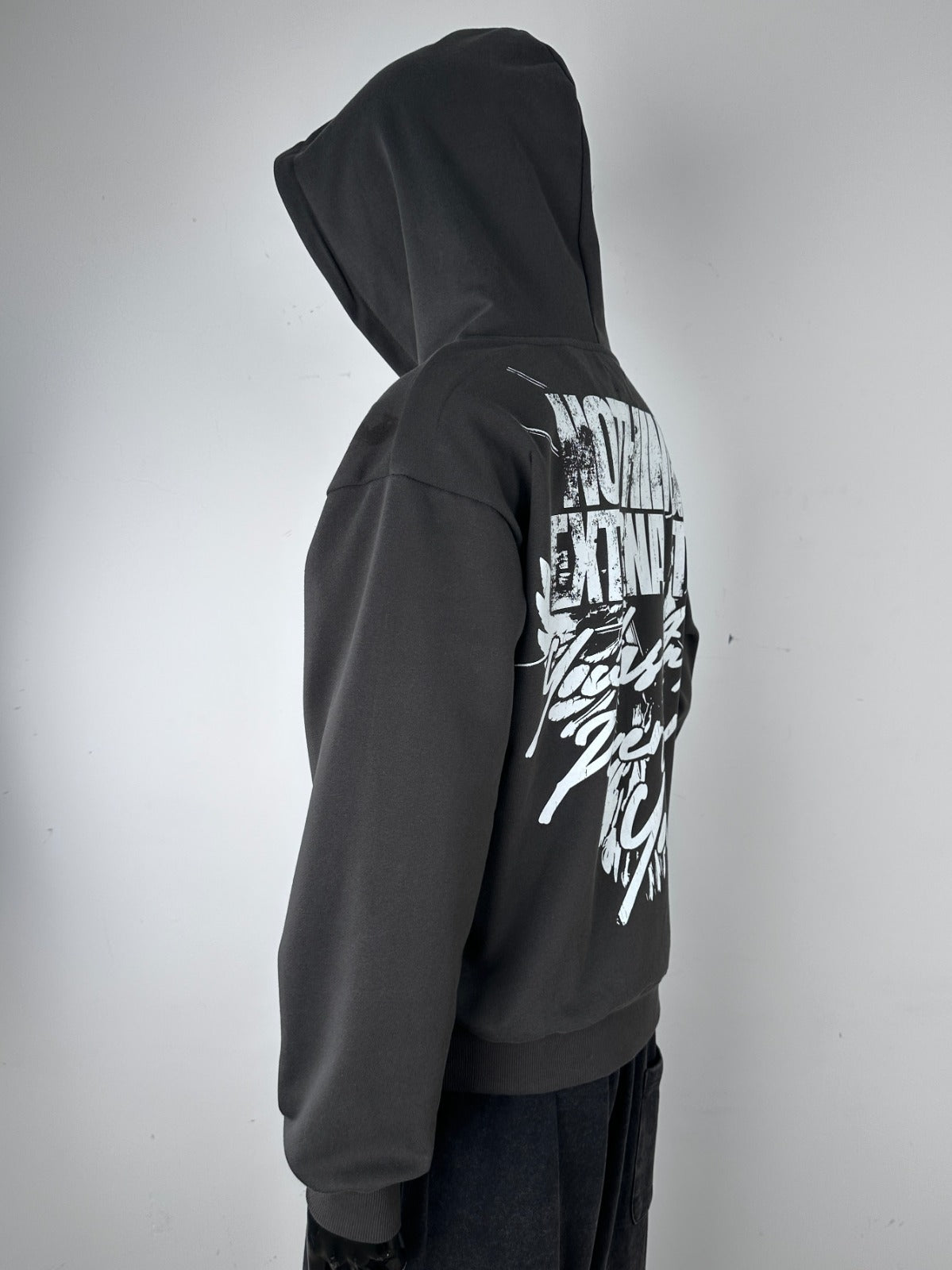 Inner Peace ‘Power’ Pullover Hoodie (Charcoal)